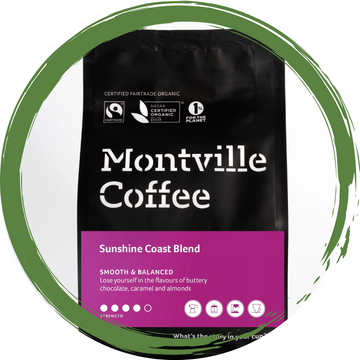 Montville Coffee: Sunshine Coast Blend - Certified Organic, Fairtrade