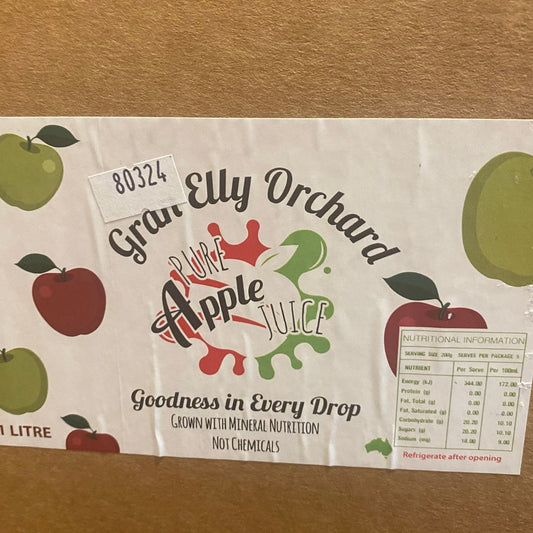 Apple Juice- Certified Organic 1L