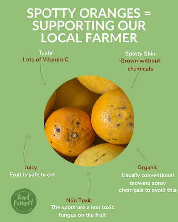 Supporting local farmers with wild spotty oranges