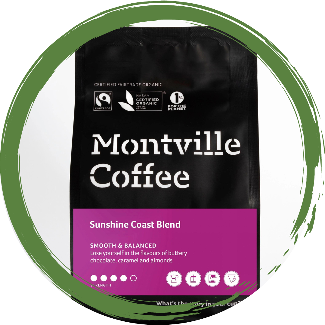 Montville Coffee: Sunshine Coast Blend - Certified Organic, Fairtrade