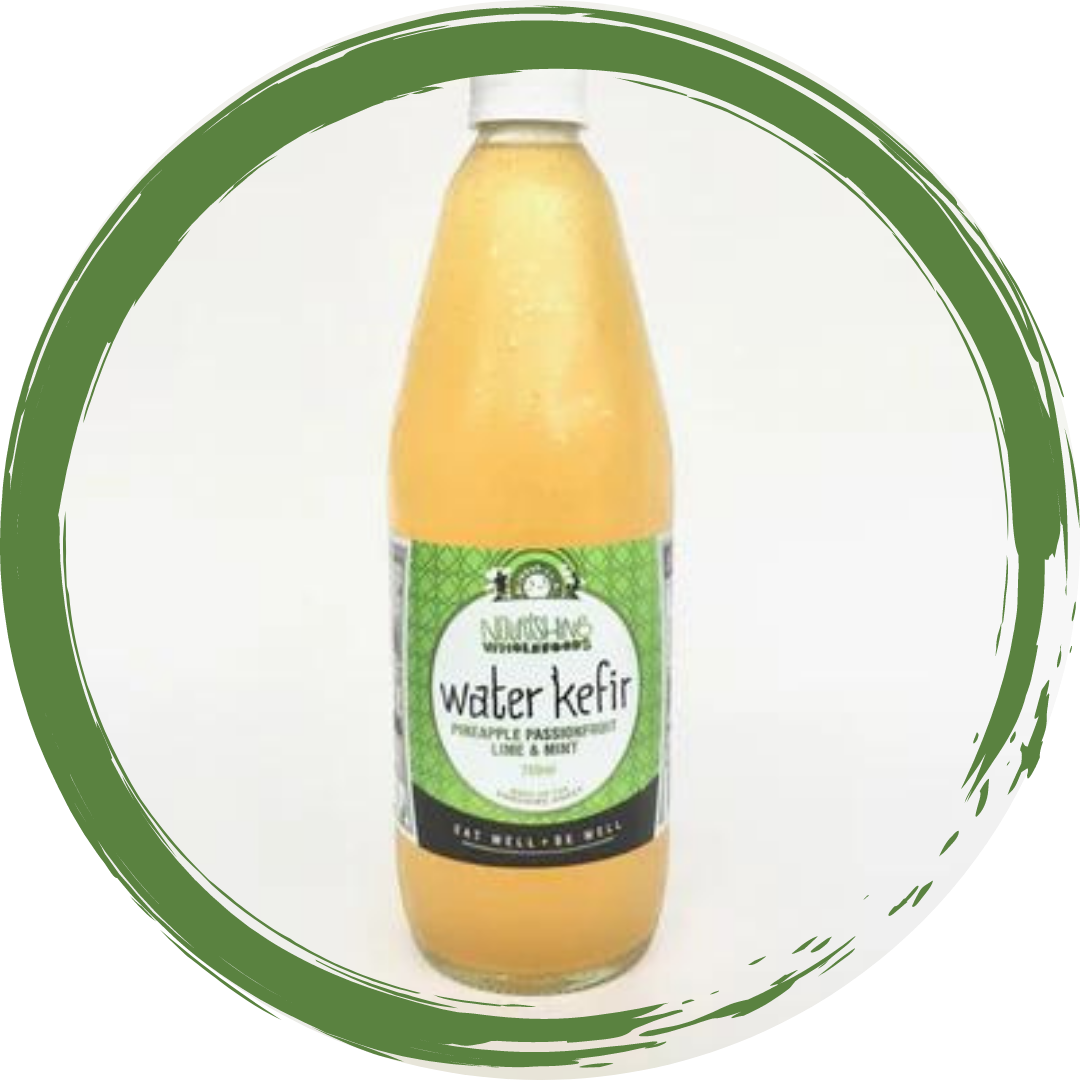 Pineapple Passionfruit Lime & Mint Water Kefir