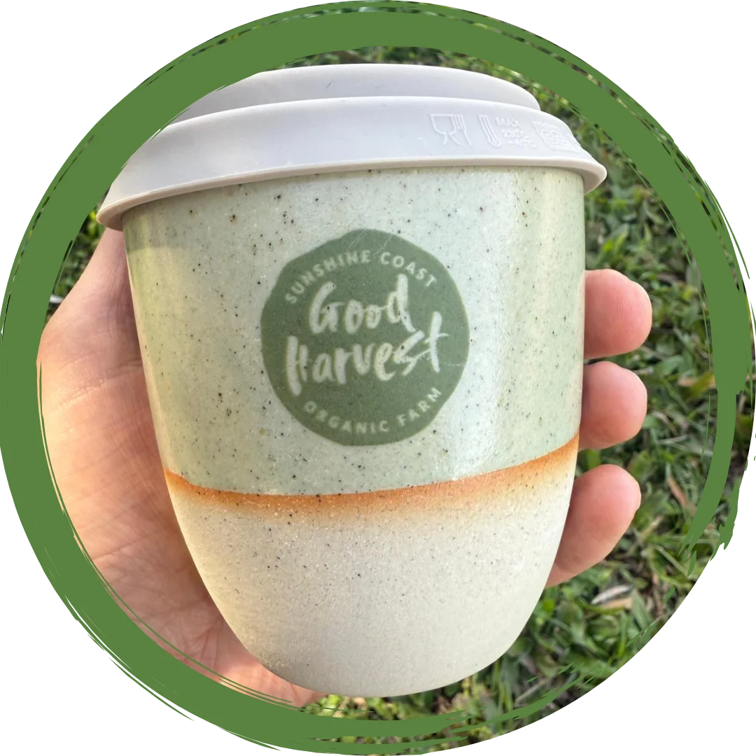 Good Harvest x Kim Wallace Ceramics Handmade Takeaway Mug (12oz)