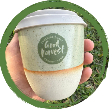 Good Harvest x Kim Wallace Ceramics Handmade Takeaway Mug (12oz)