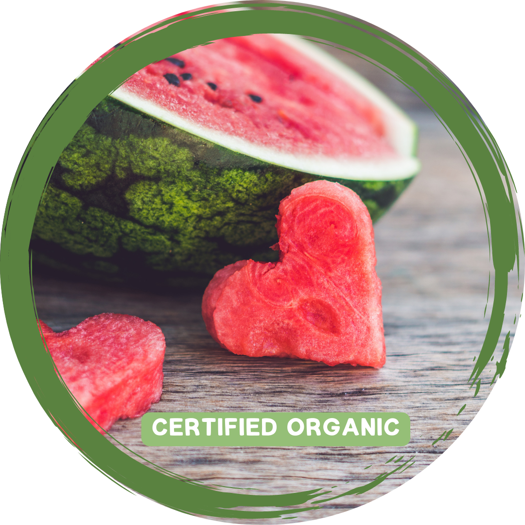Watermelon - 1-1.5kg (approx)- Certified Organic